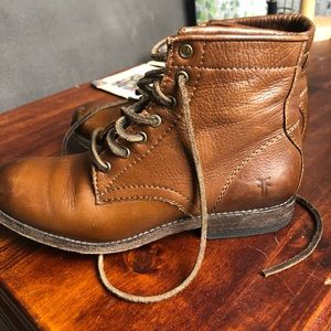 Frye brown ankle boots
